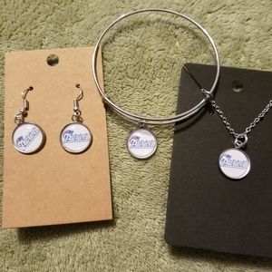 Stainless steel Patriots jewelry